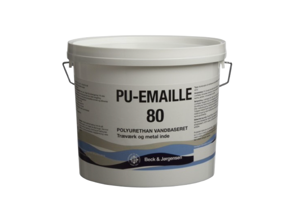 PU-emaille 80 - Glans 80 - Træmaling og Metalmaling